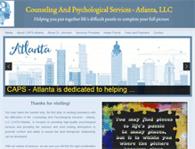 Tablet Screenshot of capsatlanta.com